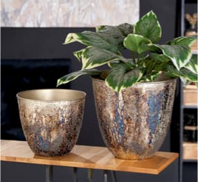 Metall Blumentöpfe & Blumenkästen