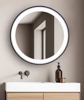 Badspiegel mit Beleuchtung