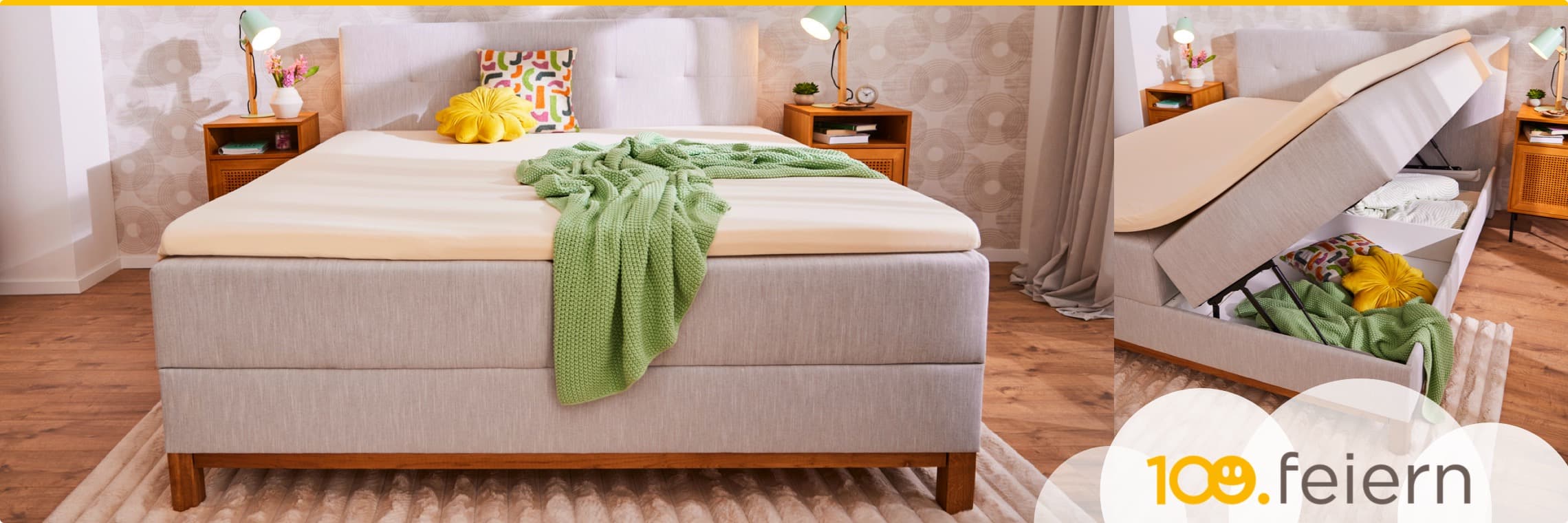 Wir feiern die neuen Boxspringbetten