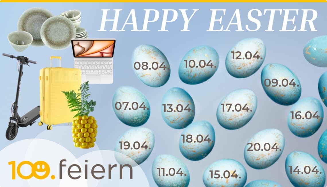Osterkalender: Täglich bis zum 20.04. die Chance auf tolle Gewinne!