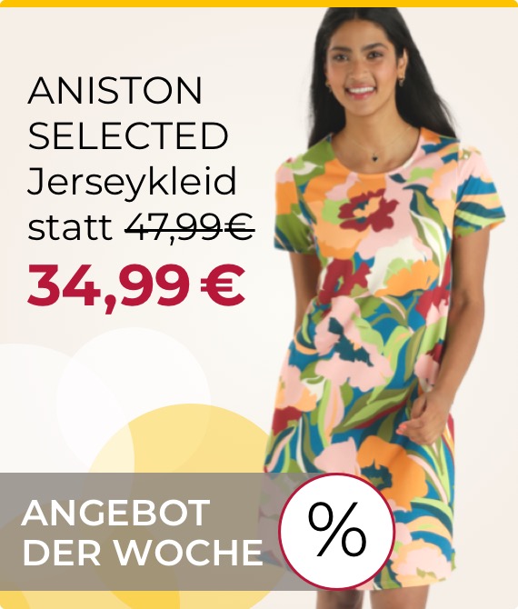 Jerseykleid von Aniston reduziert