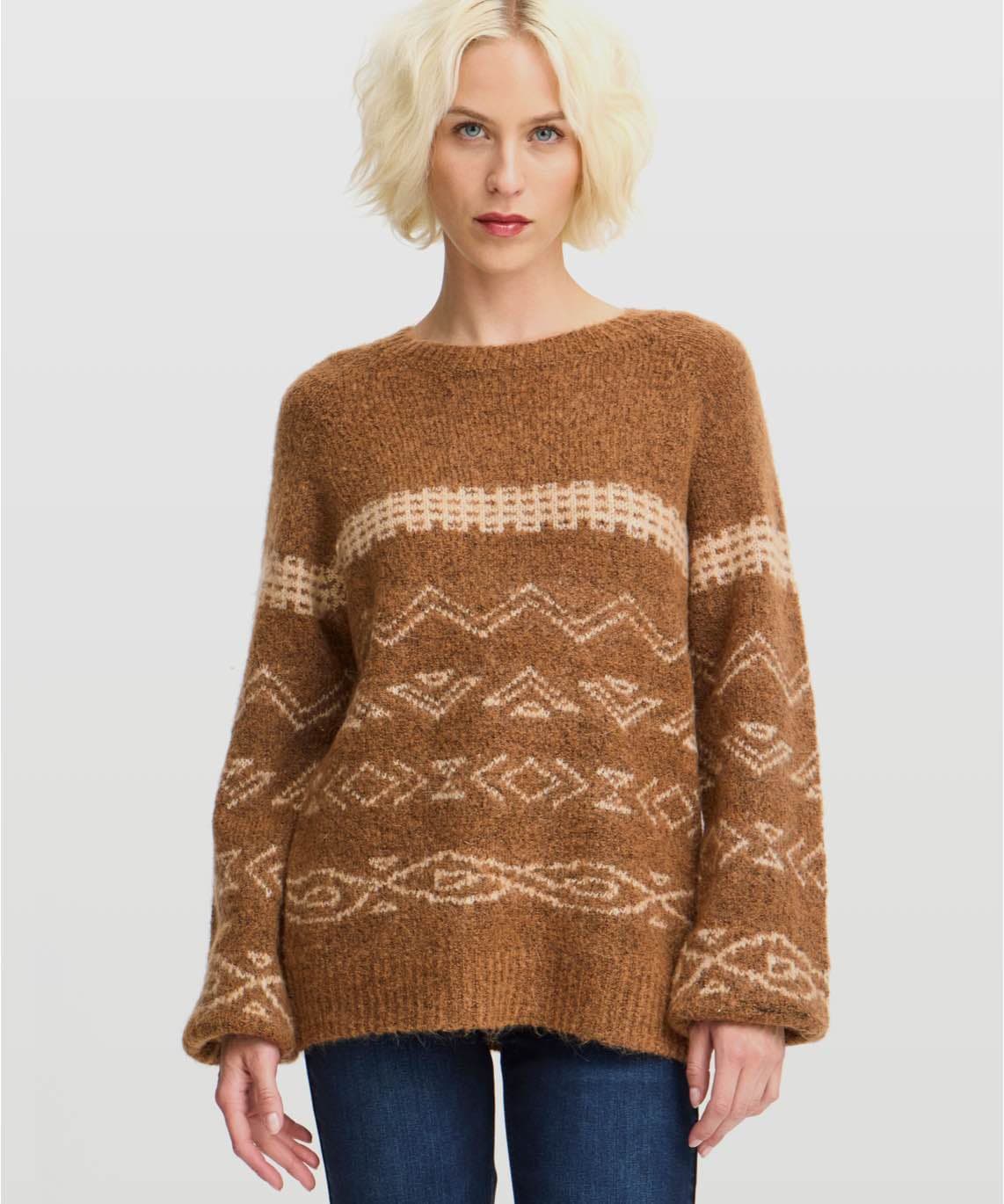 Braune Pullover