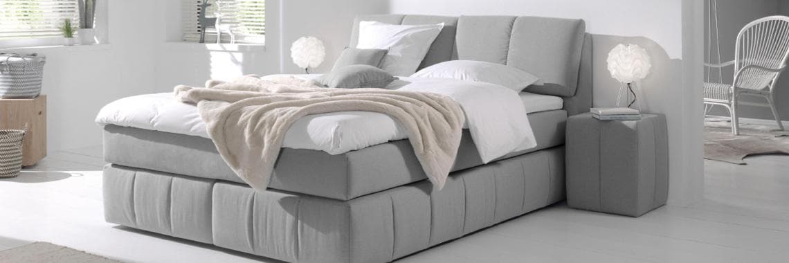 Was ist ein Boxspringbett? Aufbau, Härtegrad,Stile