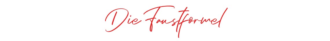 Faustformel