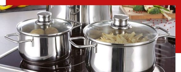 Welche Töpfe für ➔ Induktion, Ceranfeld, Gas?