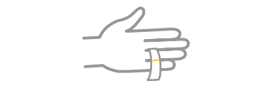 Ringmaß-Hand