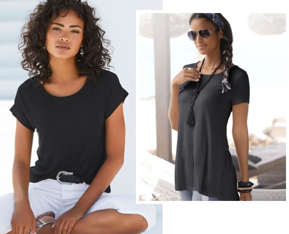 schwarze T-Shirts