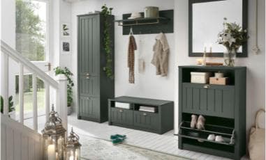 Garderobe für kleinen Flur ▷ Tipps & Tricks