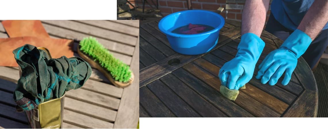 Gartenmöbel reinigen ▷ Was ist zu beachten?