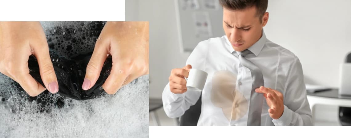 Krawatten waschen & reinigen