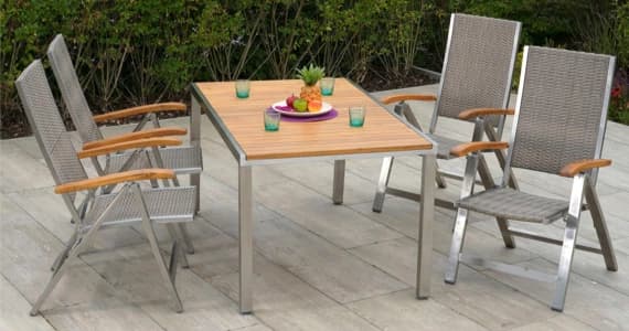 Gartenmöbel reinigen ▷ Was ist zu beachten?