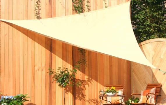 Sonnensegel beige