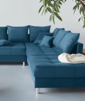 Blaue Couch