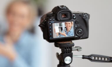 Kamera zum Filmen