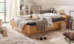 Schlafzimmer mit Dachschräge