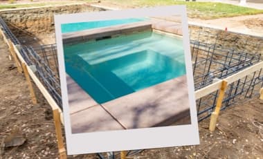 Pool Untergrund
