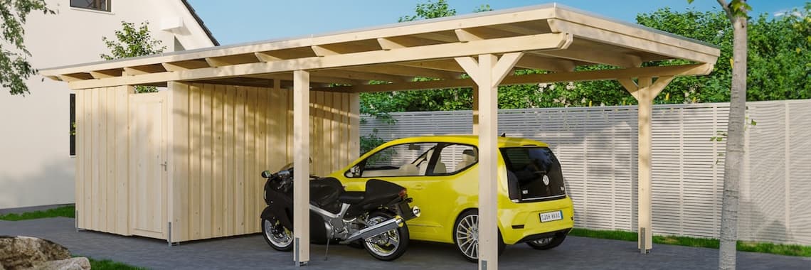 Carport oder Garage