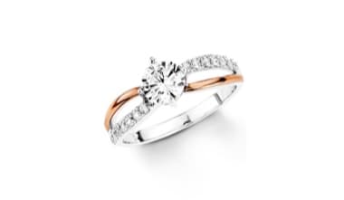 Roségoldene Ringe
