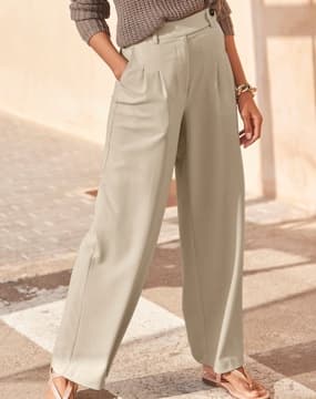 Beige Hosen