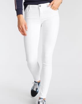 Weiße Jeans