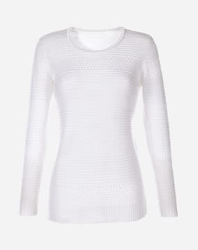 Weiße Pullover