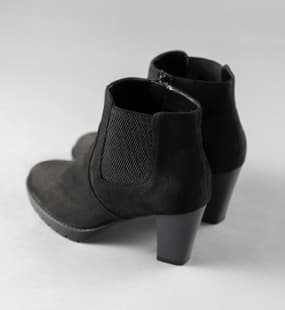 Schwarze Stiefeletten für Damen
