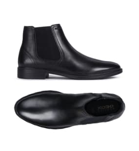 Chelsea Boots Herren Schwarz
