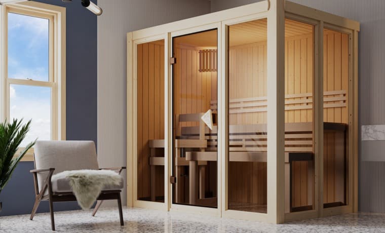 Sauna in Keller, Badezimmer & Co.