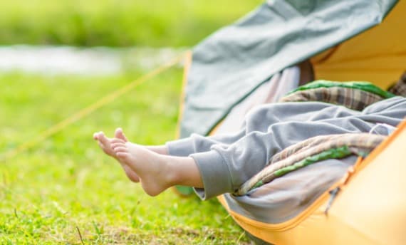 Zelten mit Kindern
