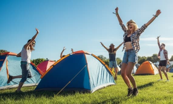 Festival-Camping