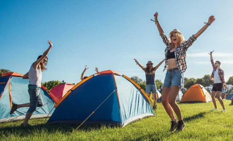 Festival-Camping