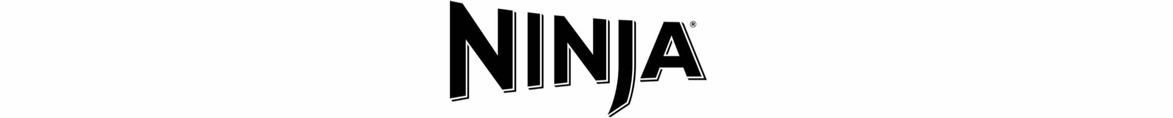 NINJA - schwarzer Schriftzug auf weißem Hintergrund