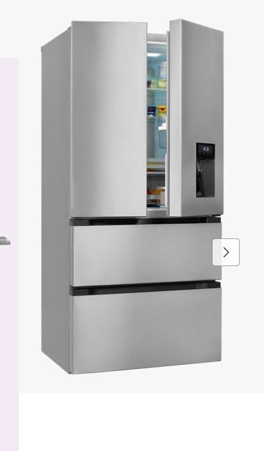 Side-by-Side Kühlschrank mit Wasserspender