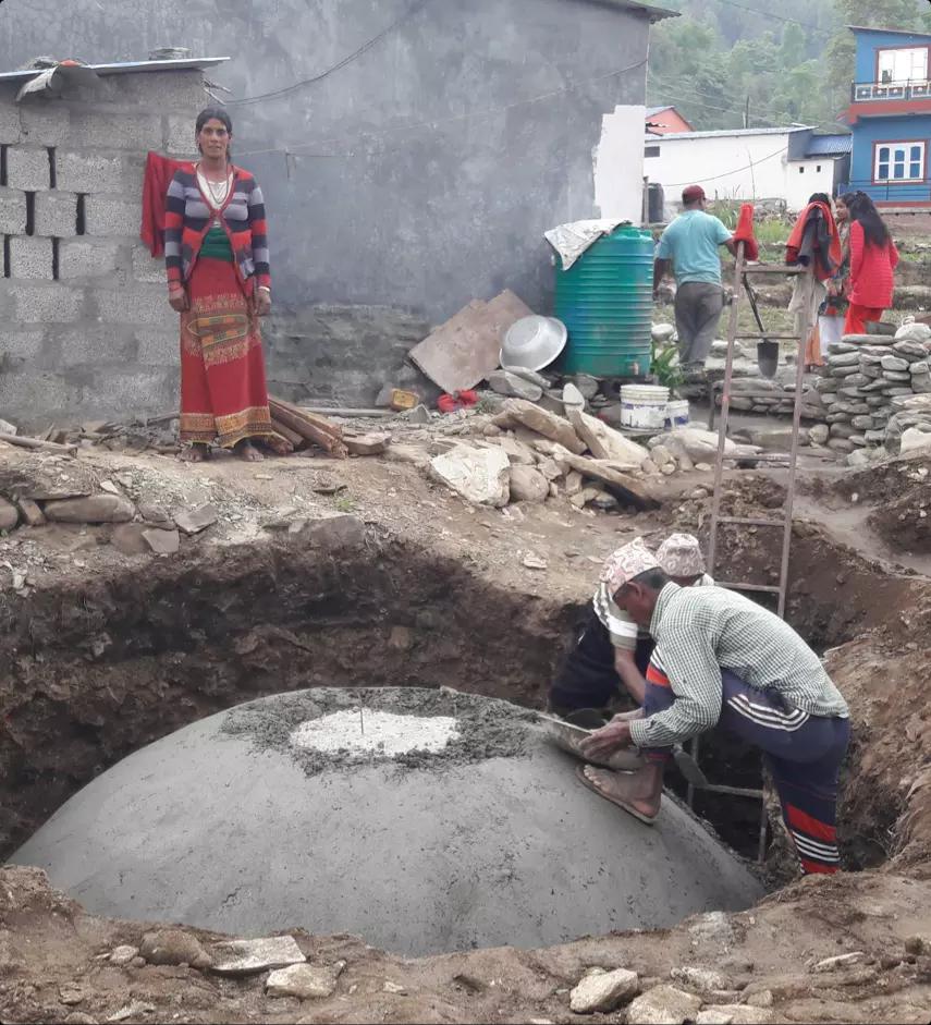 Kleinbiogasanlagen in Nepal