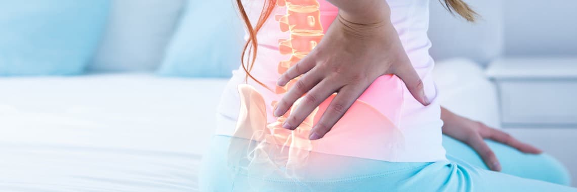 Bett bei Rückenschmerzen