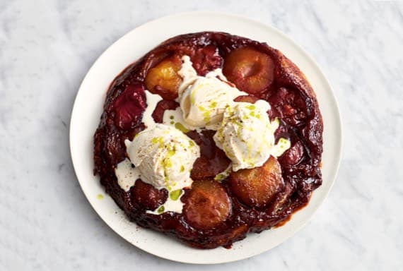 Pflaumen-Tarte-Tatin