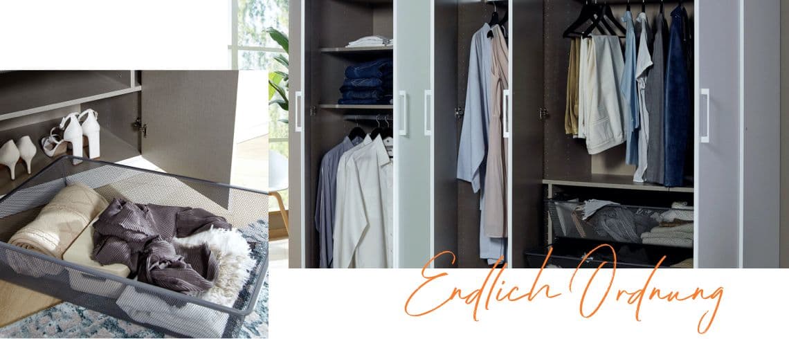 Kleiderschrank organisieren