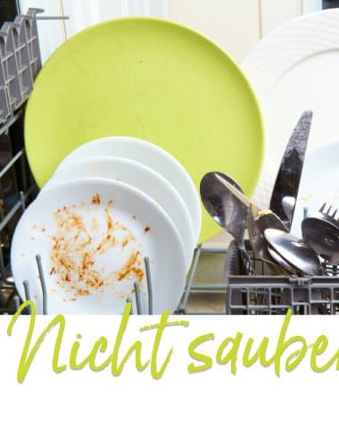 Die Spülmaschine reinigt nicht richtig