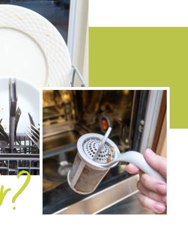 Die Spülmaschine reinigt nicht richtig