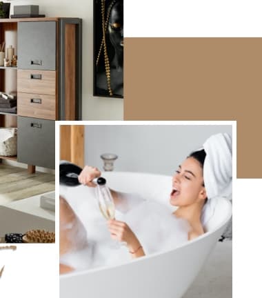 Badezimmer-Farbkonzept