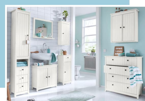 Bad Möbel weiß