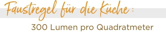 Faustregel für die Küche