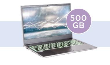 Laptops 500 GB