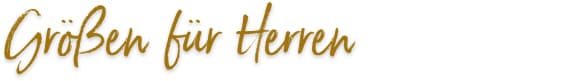 Größen für Herren