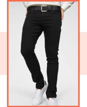 Schwarze Jeans Herren