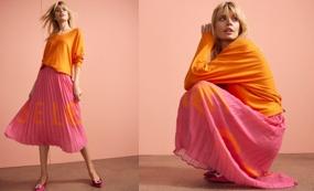 Modetrend Orange & Pink