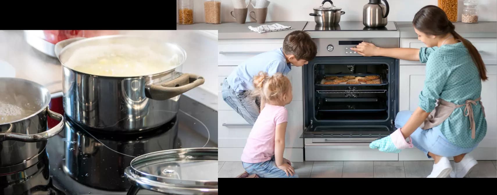 Kindersicherung an Herd & Backofen
