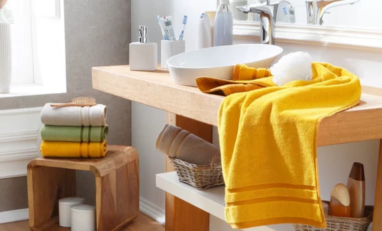 Handtücher: Größen, Material & Farben