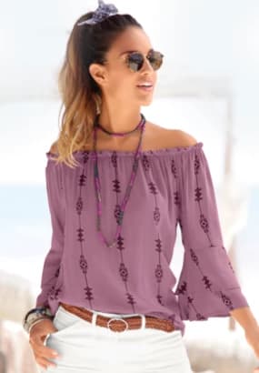 Lila Blusen