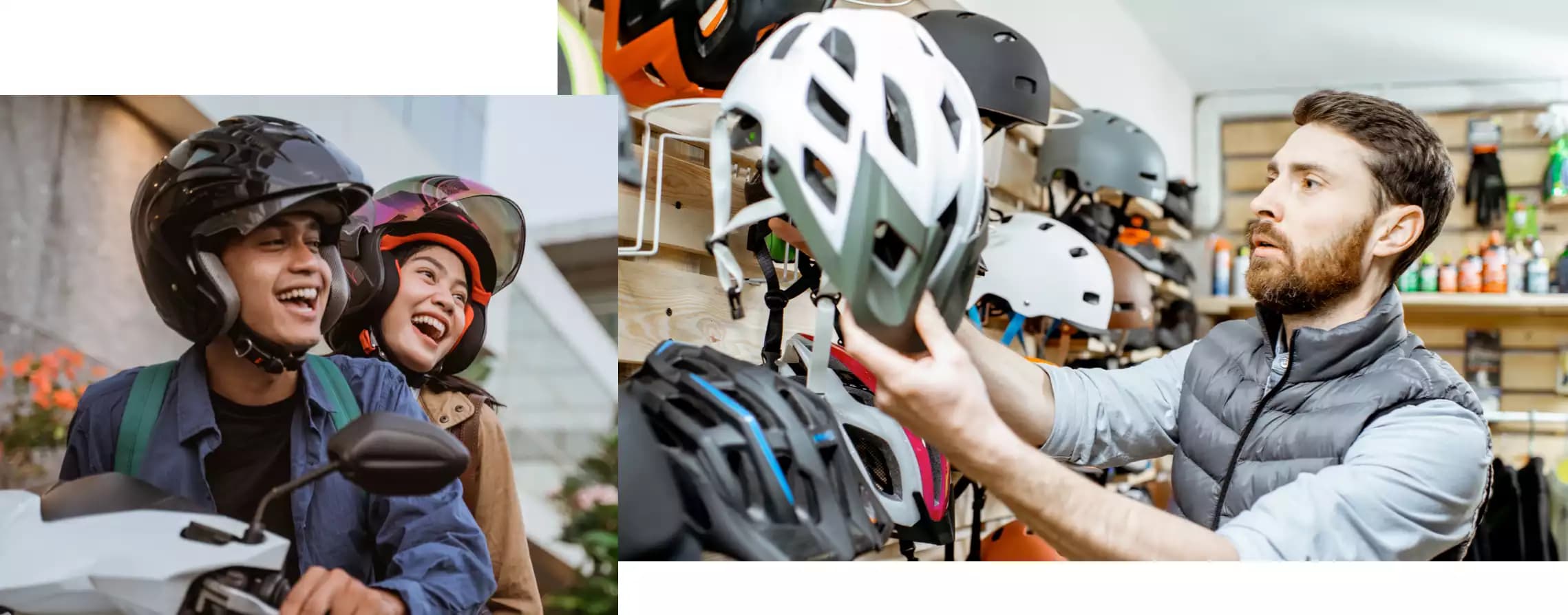 Helme-Größentabelle